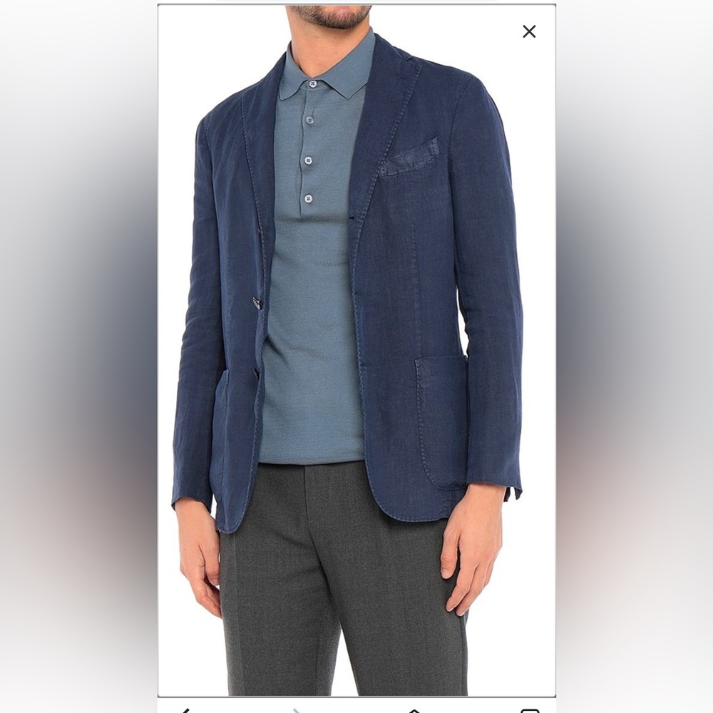 Boglioli Deep Blue Sport Coat. Luxury brand from Italy. 🇮🇹